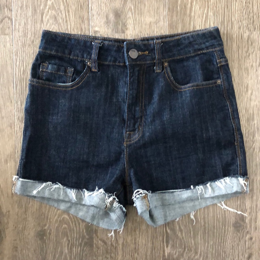 BDG High Rise Denim Cut Off Shorts